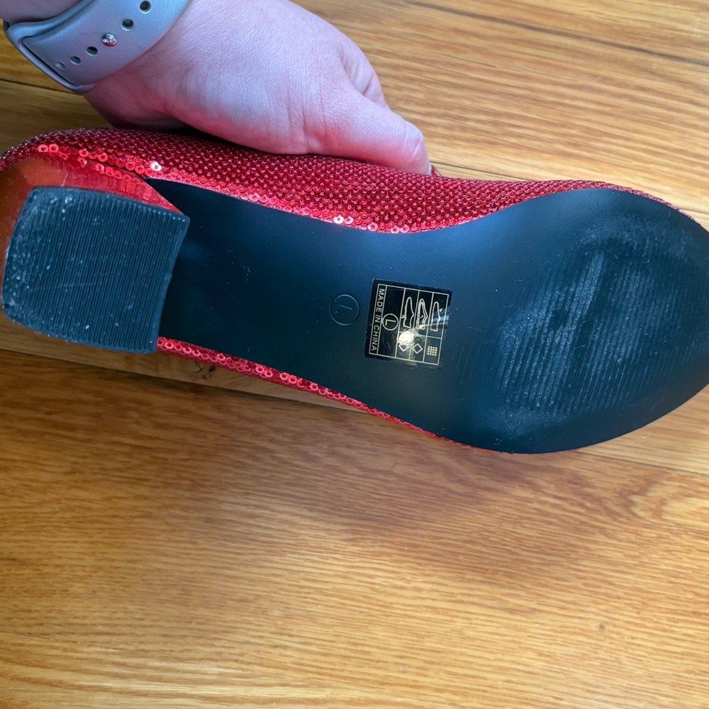 Dorothy Ruby red slippers heels - Picture 4 of 7